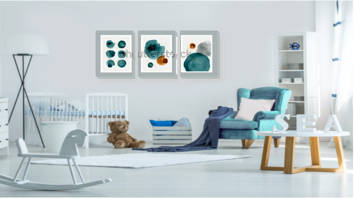 contemporary baby nursery decor